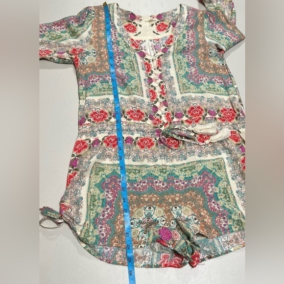 EN Creme Floral Boho Jumpshort - Picture 8 of 11